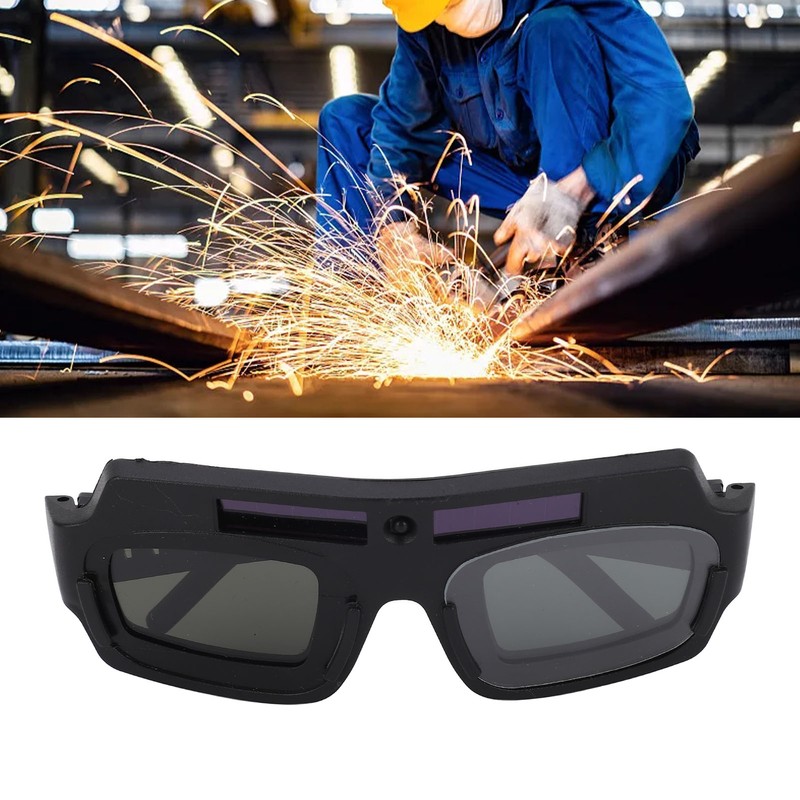 Welding Glasses Solar Auto Darkening Welder Goggles for Outdoor Construction