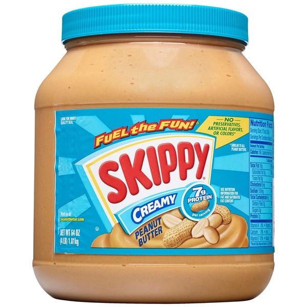 Skippy Creamy Peanut Butter, 64 Ounce