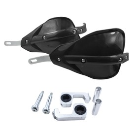 Adsspro Universal Motorcycle Handlebar Protection Hand Guards Handguards Handle Protector Protective Gear 7/8" 22mm and 1 1/8" 28mm with Mounting Kits for Dirt Pit Bike Off Road Motocross ATV (Black)