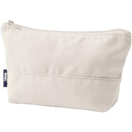 Lands' End Zip Canvas Pouch Natural/natural One Size