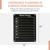 Magnetic Acrylic Board (12x16) for Fridge with Weekly Planner -