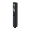 LUYU Two in one Function Black Handheld Square Shower Head,
