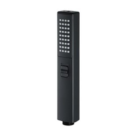 LUYU Two in one Function Black Handheld Square Shower Head, High Pressure Showerhead Handheld Shower Wand Sprayer（Black）