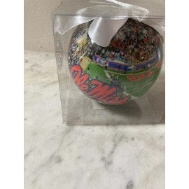 Ole Miss Football Photo Ball Ornament