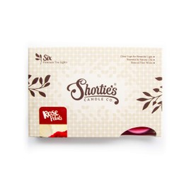 Rose Petals Premium Tealight Candles Bulk Pack - Highly Scented with Essential Oils - 24 Pink Tea Lights - Beautiful Candlelight - Made in The USA - Flower & Floral Collection