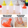 MEMOFYND 4-Piece Mini Sauce Containers with 1-Piece Folding Funnel, 30ml