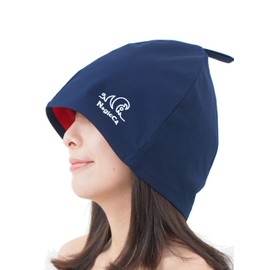 Nagicca Sauna Hat, Durable Cotton Twill Fabric, Mesh Lining, Quick Drying, Easy to Ear, Large Size, Men's, Women's, Washable, Sauna Hat, Cap, Damage Care, M, L, LL