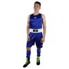 FIRE SPORTS® Uniforme Oficial Azul Box Olímpico Varonil (Azul, Extra