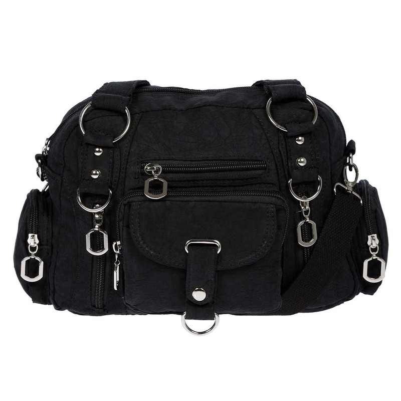 Christian Wippermann Women's Handbag Shoulder Bag Canvas Shopper Crossover Bag,