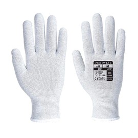 Portwest A197 Antistatic Shell Glove Grey, Medium