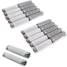 MINGTIANGH Hair Permala Rod, Set of 10, 2 Sizes, Hair Root, Perm Rod, Hair Roller, Thin Curler, Thick Curlers, No Damage, No Residue, For Perm Roots, DIY Barbershop