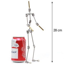DIY Studio Stop Motion Armature Kits 11" | Metal Puppet Figure for Character Design Creation | Not-Ready Studio Armature Kits Very Easy to Assemble for Stop Motion Animation or Just Fun | 280 mm Tall