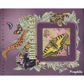 Sierra Leone miniature sheet 716 (complete. issue.) unmounted mint/never hinged ** MNH 2015 Butterflies (Stamps for collectors) Butterflies