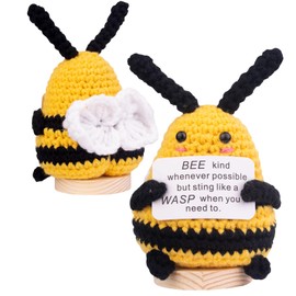 Mwmoeen Funny Positive Penguin, Positive Potato Pocket Hug Gifts Best Friend Gifts for Girlfriend Small Gifts for Women (B26)