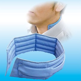 No wet, no rolling, attached type cooling scarf [Bizcool M] Saxophone