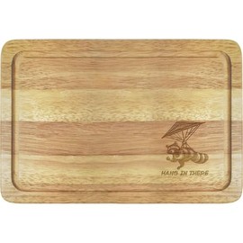 'Hang Gliding Raccoon' Wooden Chopping/Cutting Board (WB00080812)