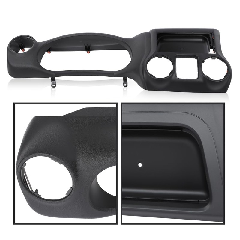 DOTCOM Dash Instrument Cluster Trim Panel Bezel Compatible With Jeep