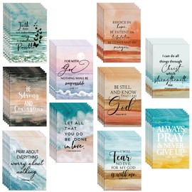 Kosiz 100 Pcs Christian Gift Bulk Mini Bible Verse Notepads Small Inspirational Scripture Note Pads Religious Notebooks Journal for Women Men Church Sunday School Teacher Student Christmas Favor