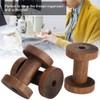 Changor Wooden Bobbins for Crafts, Large Thread, 13 x 8