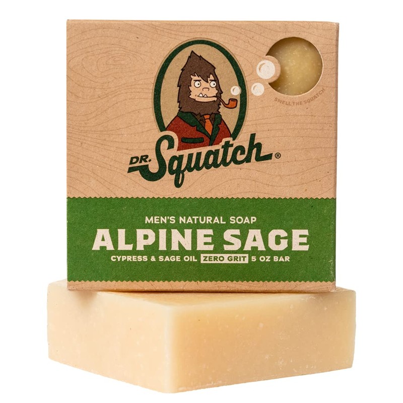 Dr. Squatch All Natural Bar Soap for Men with Zero