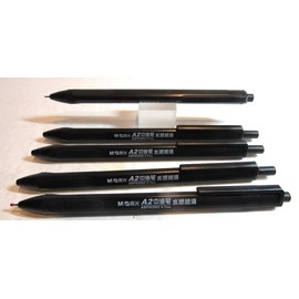 terzetti Lot of 5 TRIANGLE Gel Pens -Needle point Fine Black Ink