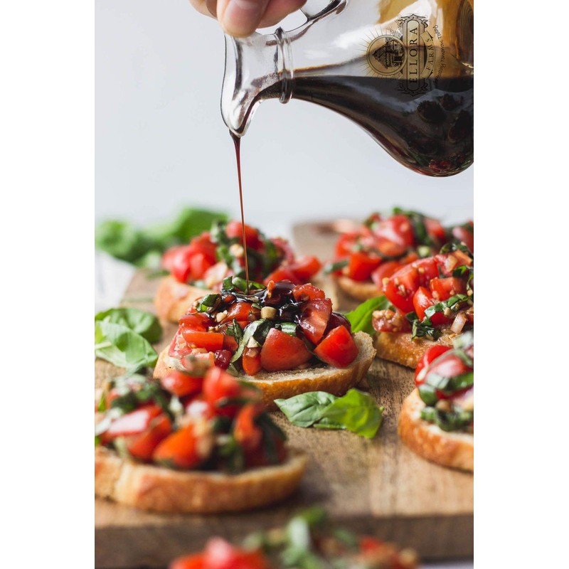 Ellora Farms, Fresh Raspberry Infused Thick Balsamic Vinegar, All Natural,