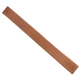 Coavoo 1Pcs Flat Copper Bar Stock Copper Busbar 3mm x 15mm x 300mm (0.12" x 0.59" x 11.81") 99.99% Pure Cu for DIY Metalworking Electrical, and Industrial