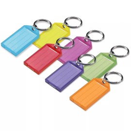 Lucky Line 60502 Key Tag with Flap & Split Ring Asst 2 Per Card