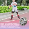 Pack of 8 Inline Skate Wheels, 72 mm Inline Skate