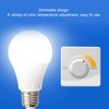 2Pcs LED Light Bulb Dimmable Eye Protection Lamp 5W/5000K for
