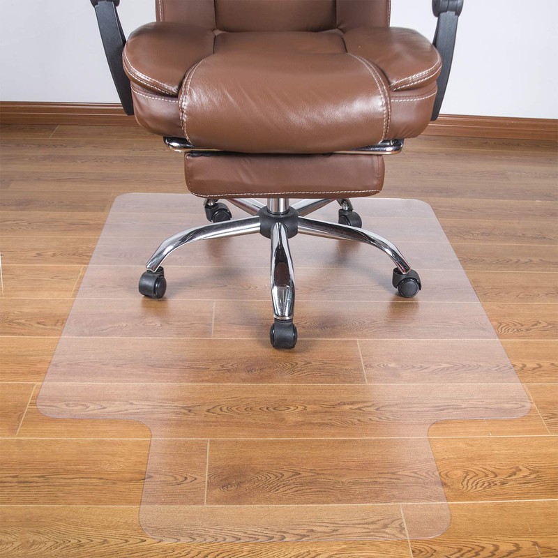 Office Chair Mat for Hardwood Floor, 48”x 36” Clear Floor