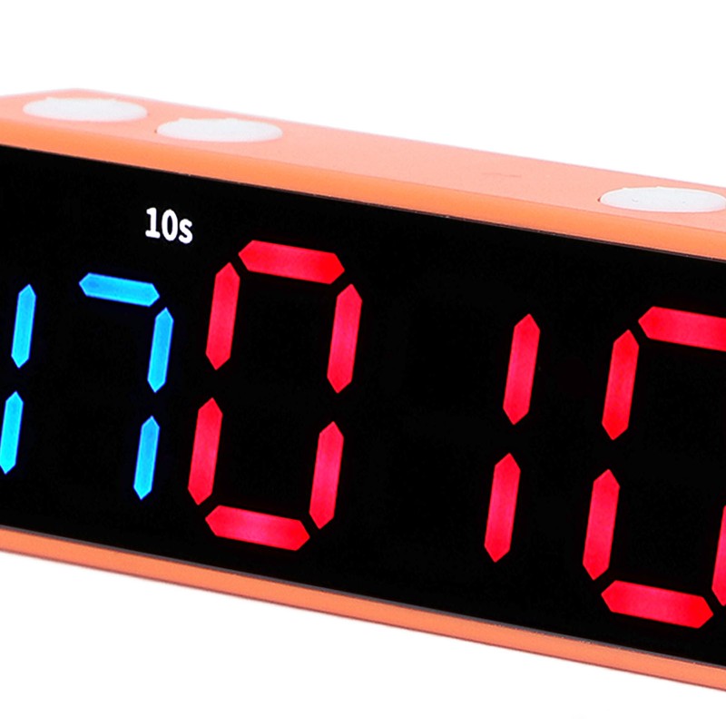 Fitness Timer Clock Large LED Digital Anti Vertigo Display Workout