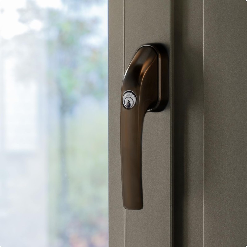 Abus FG 300 AL0089 Lockable Window Handle Brown