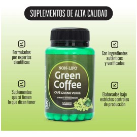 Green Coffee  60 Cpsulas Sin Sabor  Suplemento Natural para Energa, Metabolismo y Control de Peso  Dura 30 Das  Estimula la Quema de Grasa...         