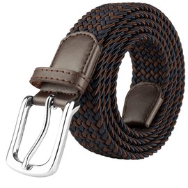 JUKMO Elastic Braided Belt, Stretch Woven Belt in Gift Box