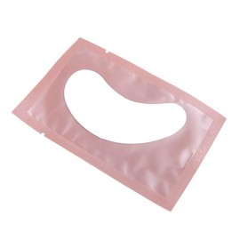 Florica 50 Pairs Eye Pads Eyelash Extension Lint-Free Eye Gel Extensions Patch Hydrogel Lint Free Eye Mask Eye Patch Eye Gel Patch (Rose)