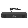 Computer Speaker Bluetooth Desktop Soundbar HiFi Stereo Sound Volume Adjustable