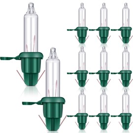 Mudder 240 Pieces Replacement Christmas Tree Light Bulbs 2.5v 0.425w LED Christmas Incandescent String Light Replacement Bulbs for Prelit Xmas Tree Indoor Outdoor Decor (Clear)