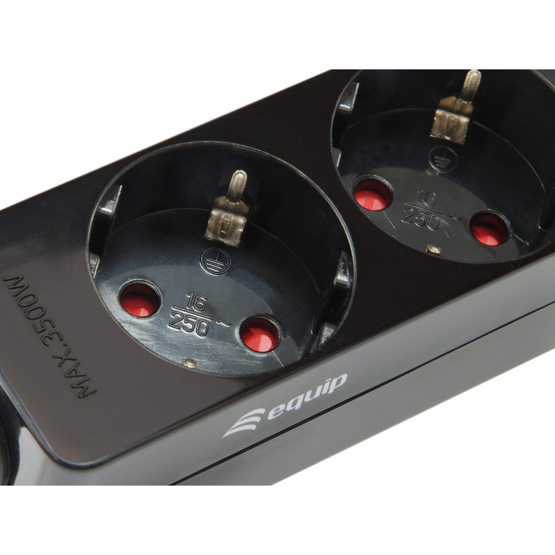 Equip Steckdosenleiste für USV 3-fach Euro Schuko 1,80 m, 333280