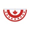 Large Canada Bunting Flag,2x4 FT Canadian Fan Flag,24x48 Inch Large