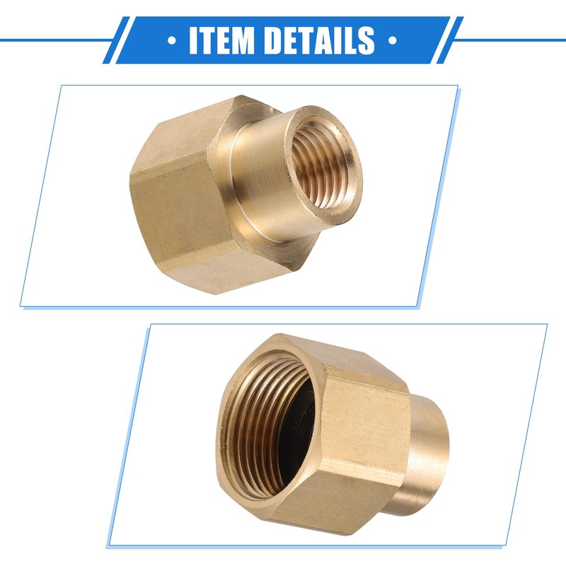 X AUTOHAUX Pressure Washer Connector, M22x1.5 Female to M14x1.5 Female