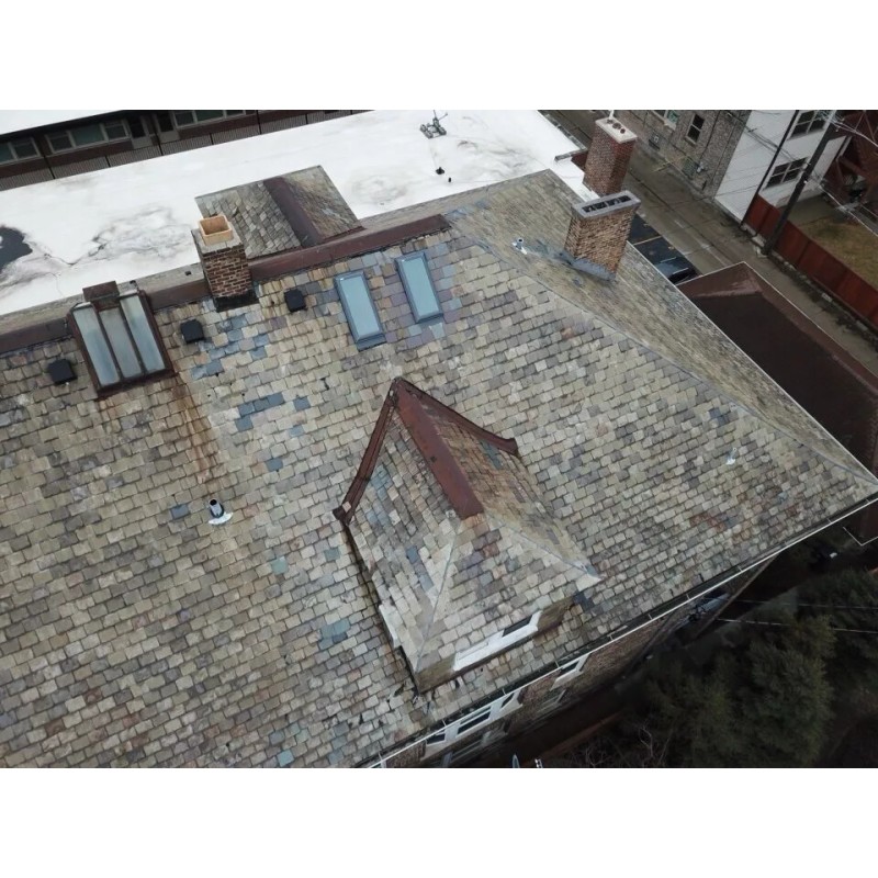 Vermont New Natural Slate Tile Roofing Gray Green 1” Thickness