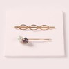 The Hair Edit Gold & Pearl Spherical Bobby Pins