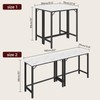 MAHANCRIS Narrow Bar Table, 63-Inch Pub Table for Dining Room,