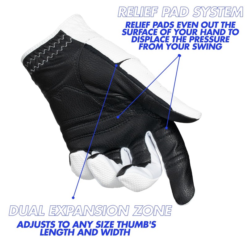 Bionic Men's RelaxGrip 2.0 Golf Glove, 2.0 DX, Left Hand,