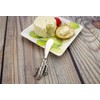 Supreme Housewares 2-Piece Cheese and Butter Spreader Knives Zinc Alloy