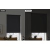 LazBlinds No Tools No Drill Cordless Roller Shades, 100% Blackout