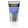 Neutrogena Sport Face Sunscreen SPF 70+, Oil-Free, 2.5 fl oz,