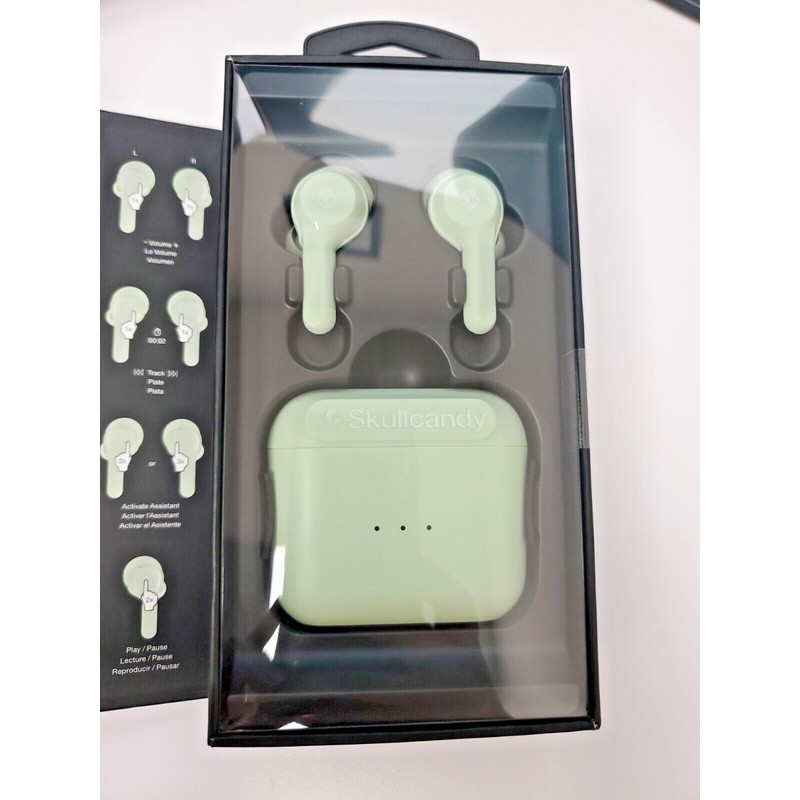 Skullcandy Indy True Wireless In-Ear Earbuds- Mint