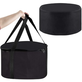 Carry Bag and Cover for Outland Firebowl 893 Deluxe Outdoor Portable Propane Gas Fire Pit, Fit for Outland Firebowl 823 870, 19 Inch Dia, Water-Resistant